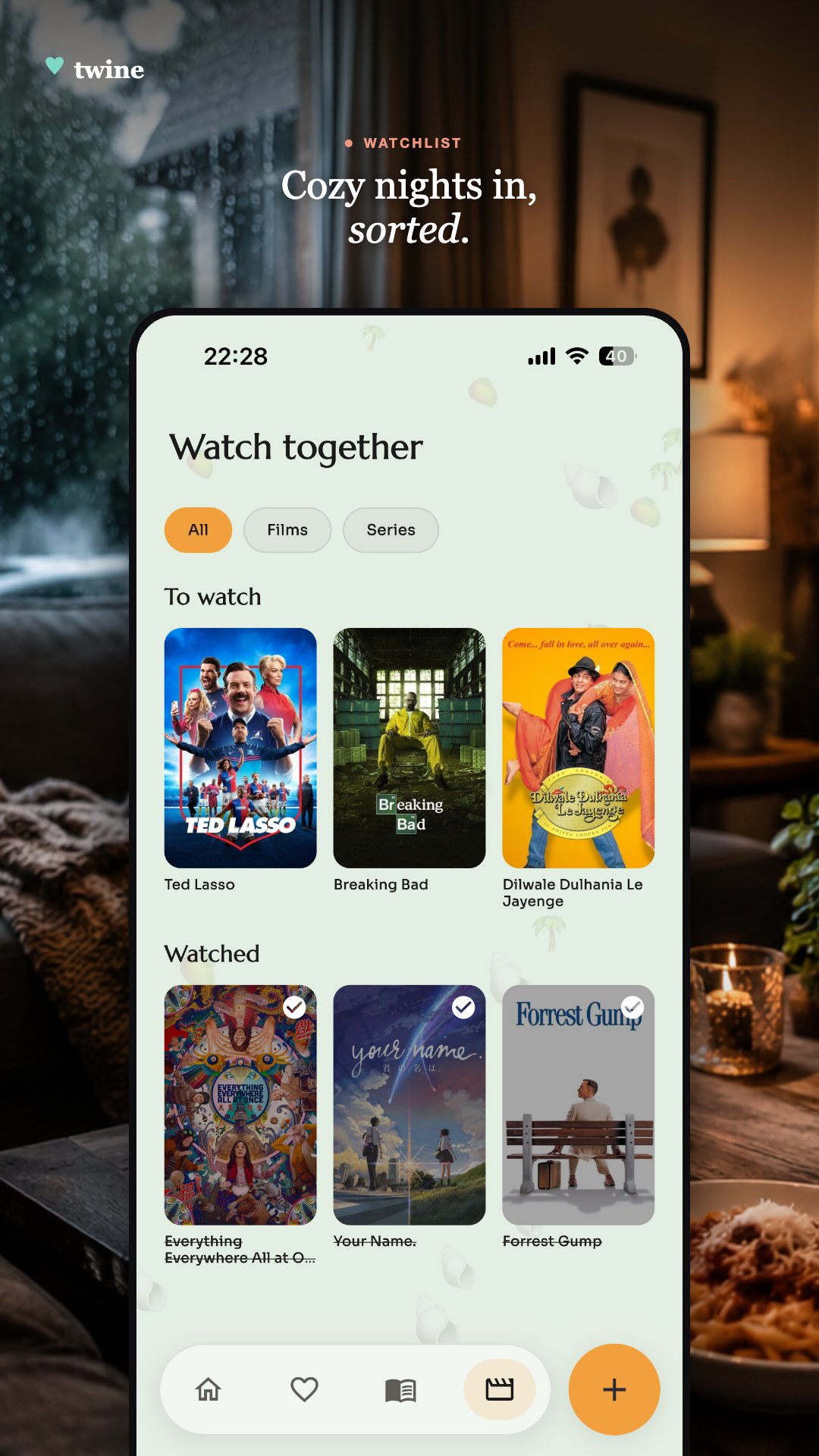 Watchlist screen